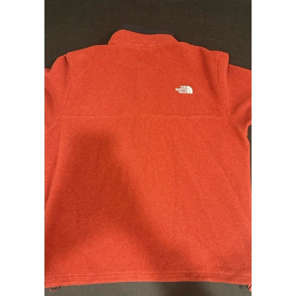 The North Face Glacier Fleece 1/2 Zip Pullover Sz XL Mens Red Brick snow golf